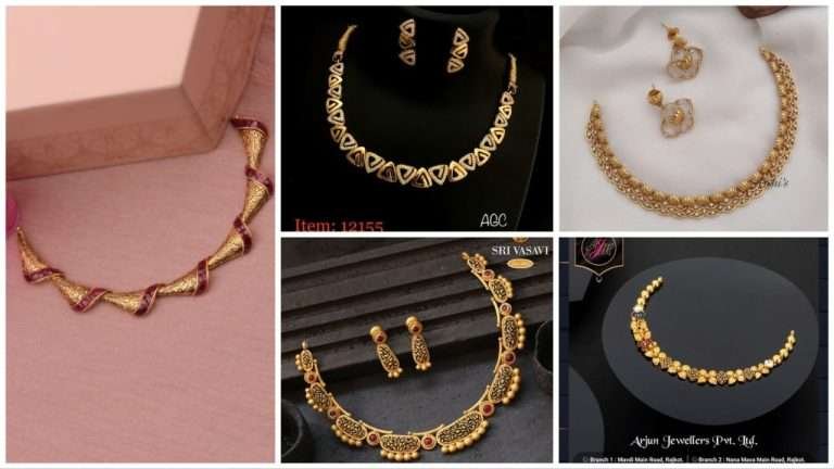 Contemporary gold jewellery design