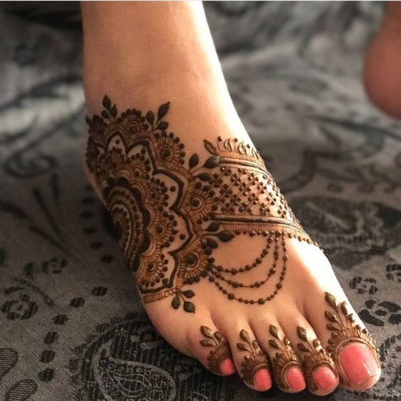 Feet mehndi design (15)