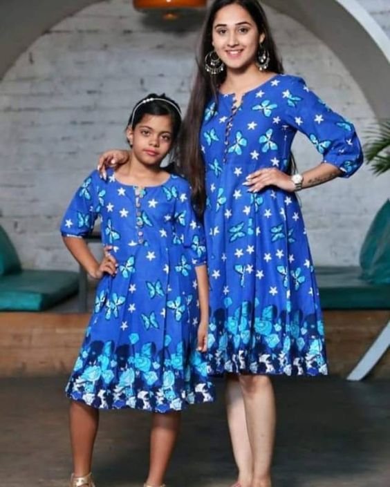 Matching mother daughter dresses (9)