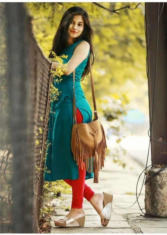 Plain Silk Kurti Design Ideas (3)