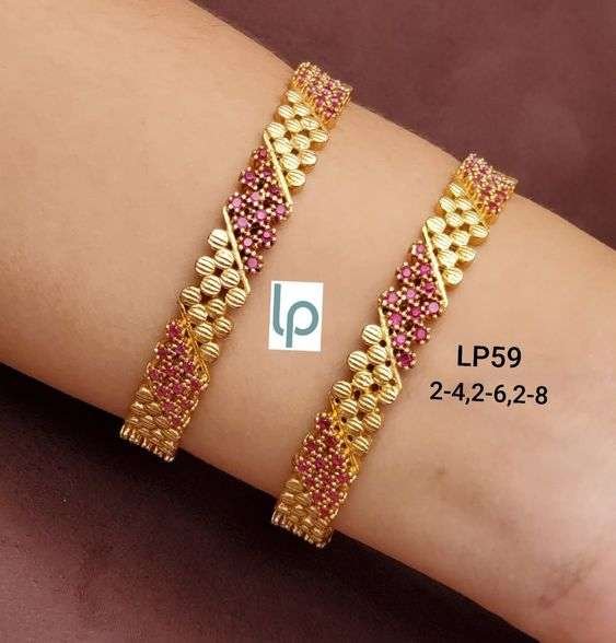 22Kt Gold Bangle Kada pair (1)