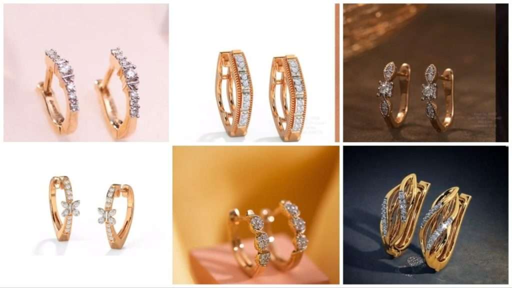 Diamond Hoop Earring Design