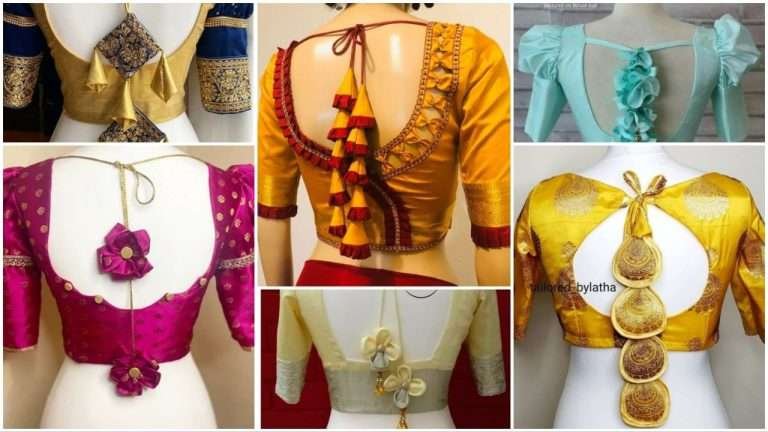 Super Easy Fabric Latkan for blouse