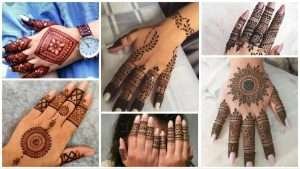 Finger mehndi design