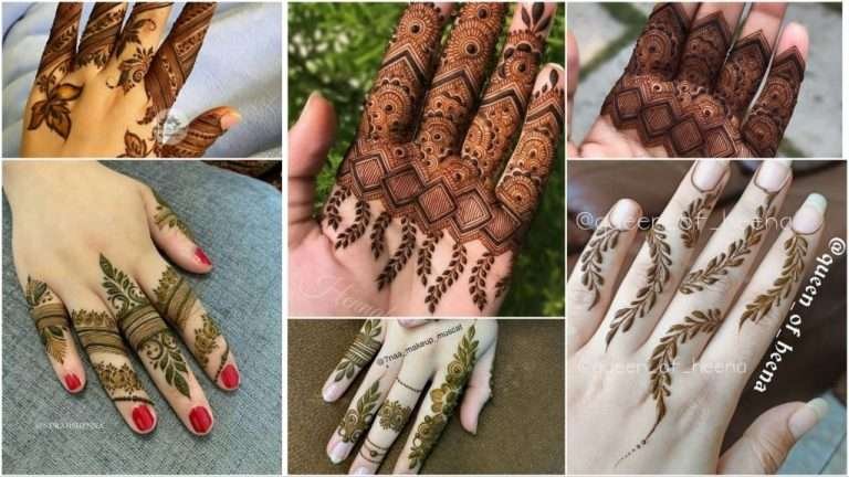 25 Images of Simple Finger Mehndi Designs For Bridal