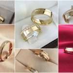 Couple wedding ring gold jewellery design