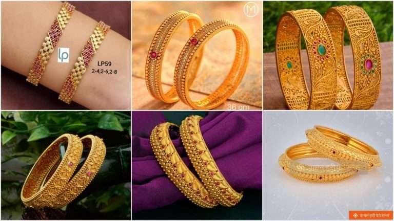 22Kt Gold Bangle Kada pair