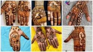 Unique Peacock Motif Mehndi Designs