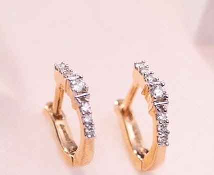 Diamond Hoop Earring Design (1)