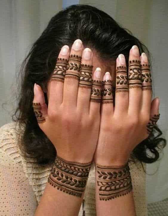 Finger mehndi design (3)