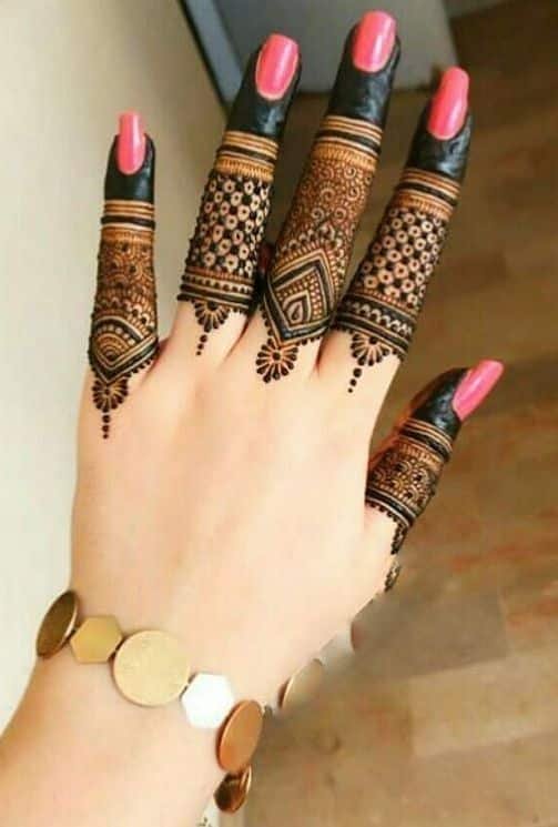 Fingers Mehndi Designs (1)