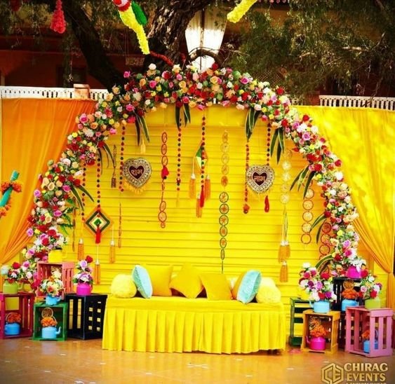 Haldi Ceremony Decoration (1)