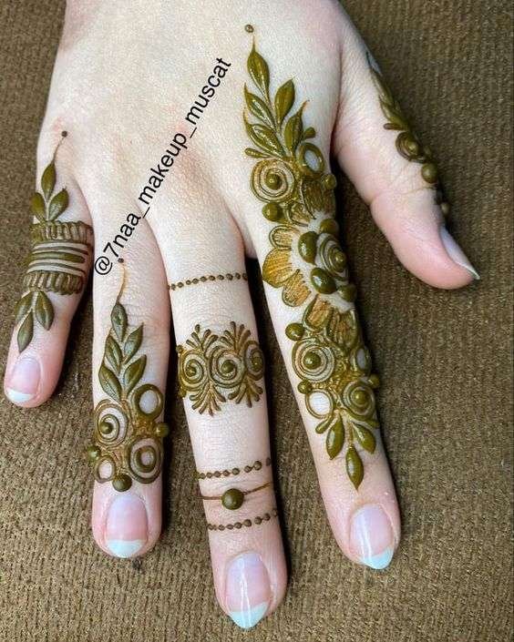 Simple Finger Mehndi (6)