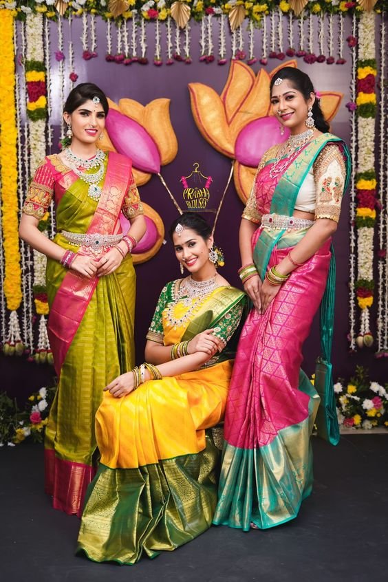 South Indian Bridesmaids Photos (8)
