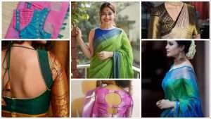 Best blouse designs images – Different sleeve structures and necklines