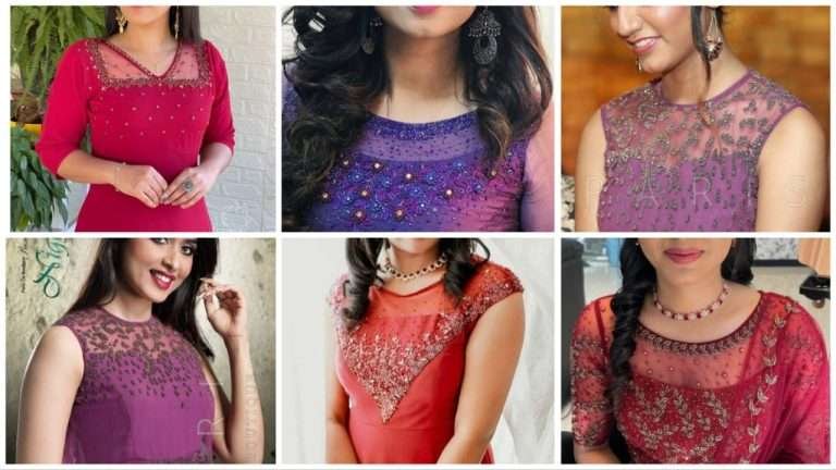 20 Kurti Net Fabric Neck Designs: Explore Trendy and Designer Styles