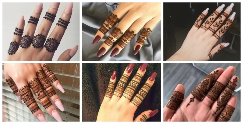 Royal Finger Mehndi Designs