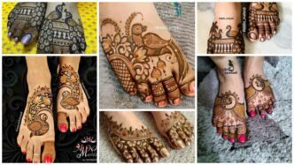 Beautiful Mehndi Designs for Your Feet