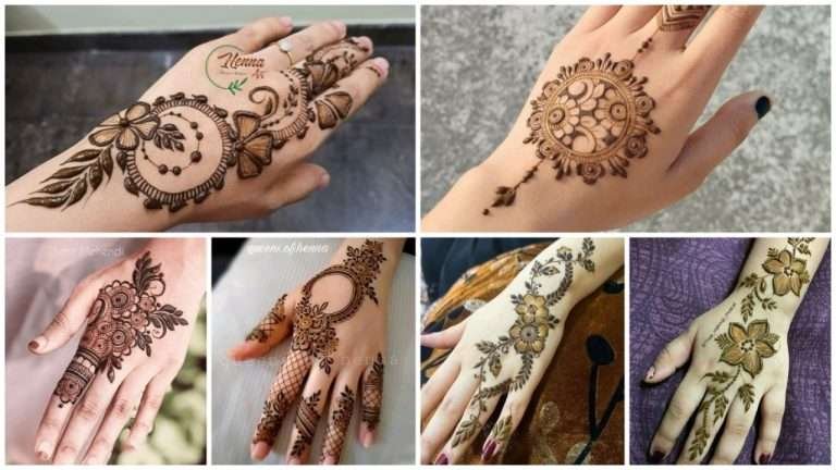 Frond Hand Mehndi Designs
