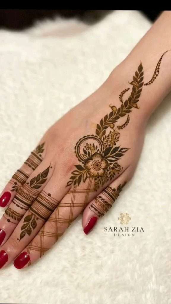 10 Simple Arabic Mehandi Design: Elegant Artistry