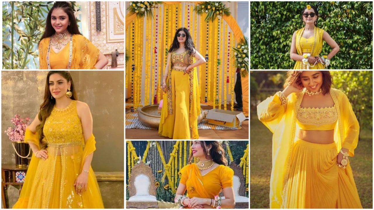 Stunning Haldi Dresses