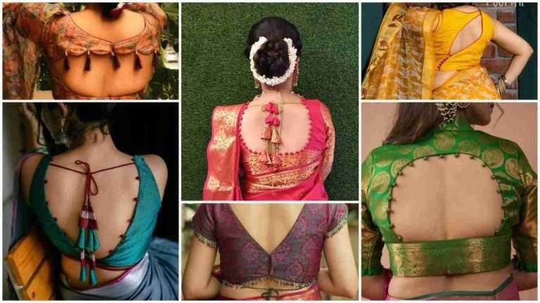 25 Latest Back Neck Blouse Designs: Set the Trend with Modern Elegance