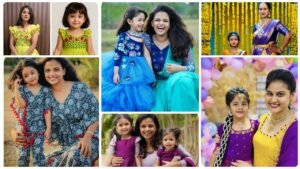 Festive Twinning: Mom and Daughter Dresses for Diwali