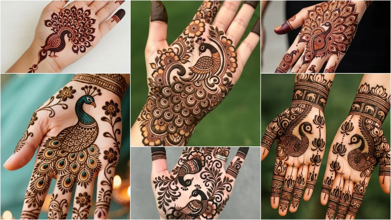 Peacock Mehndi Designs