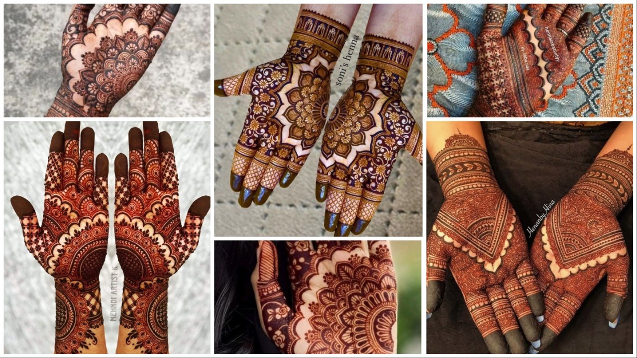 Elegant Palm Mehndi Design