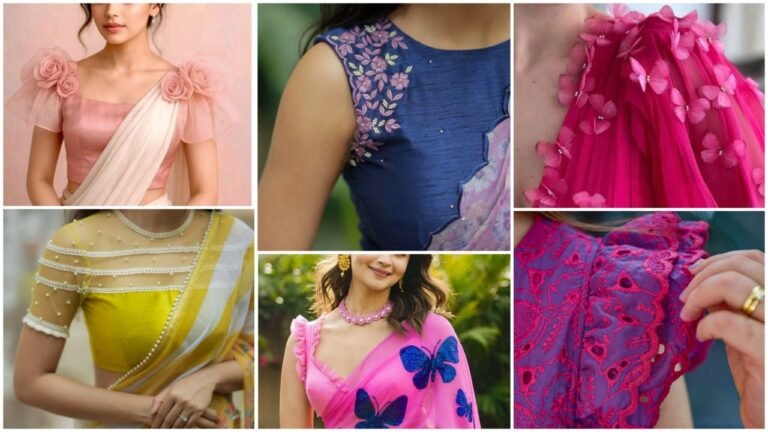 Stylish Touch: Trendy Blouse Sleeve Designs for a Perfect Look