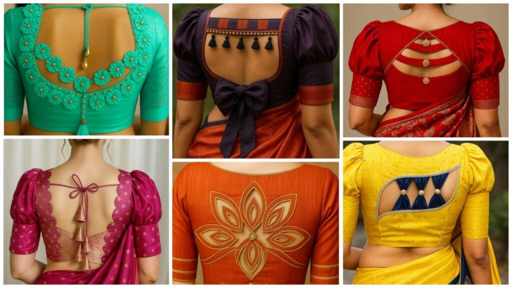 Stylish Back Neck Designs for Blouse – Elevate Your Ethnic Look