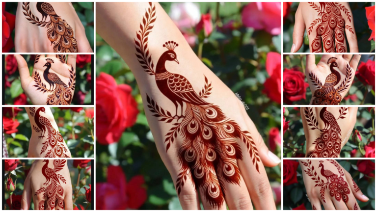 Peacock Mehndi Design Ideas: Graceful Patterns Inspired by Royal Beauty