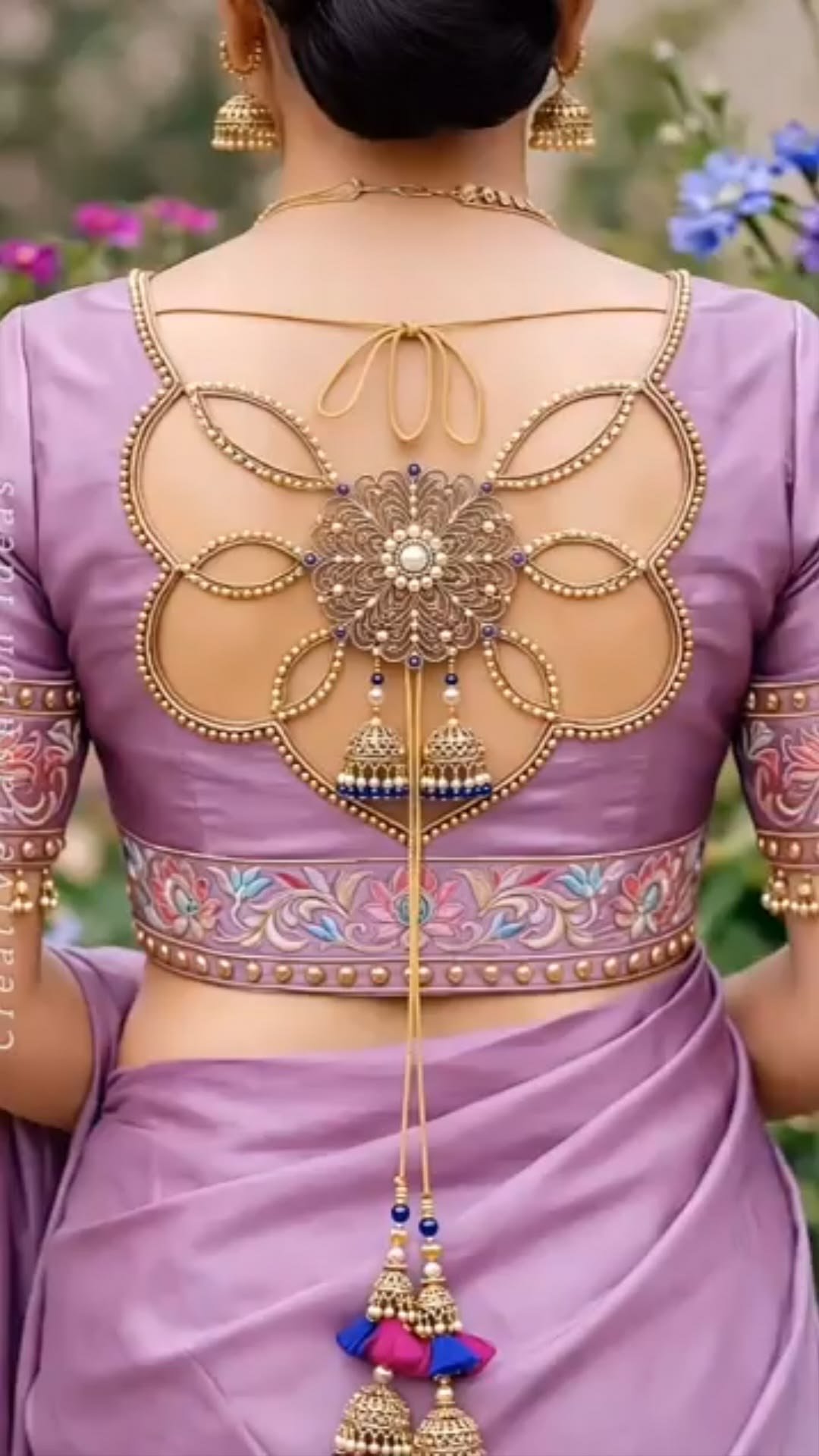 Beautiful Blouse Designs – Latest Stylish Blouse Design Ideas for Saree Beautiful Blouse Designs 5