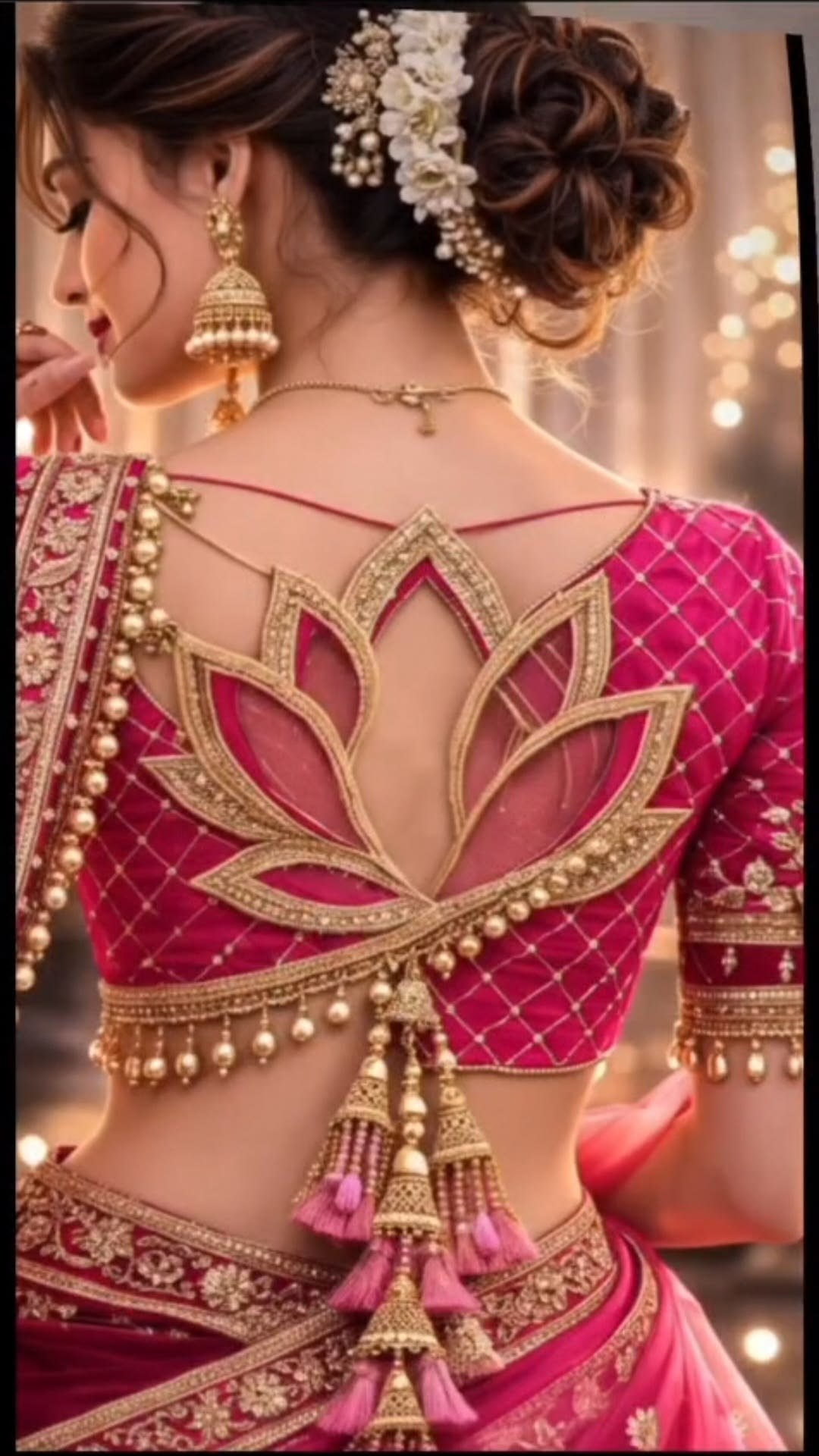 Beautiful Blouse Designs – Latest Stylish Blouse Design Ideas for Saree Beautiful Blouse Designs 6