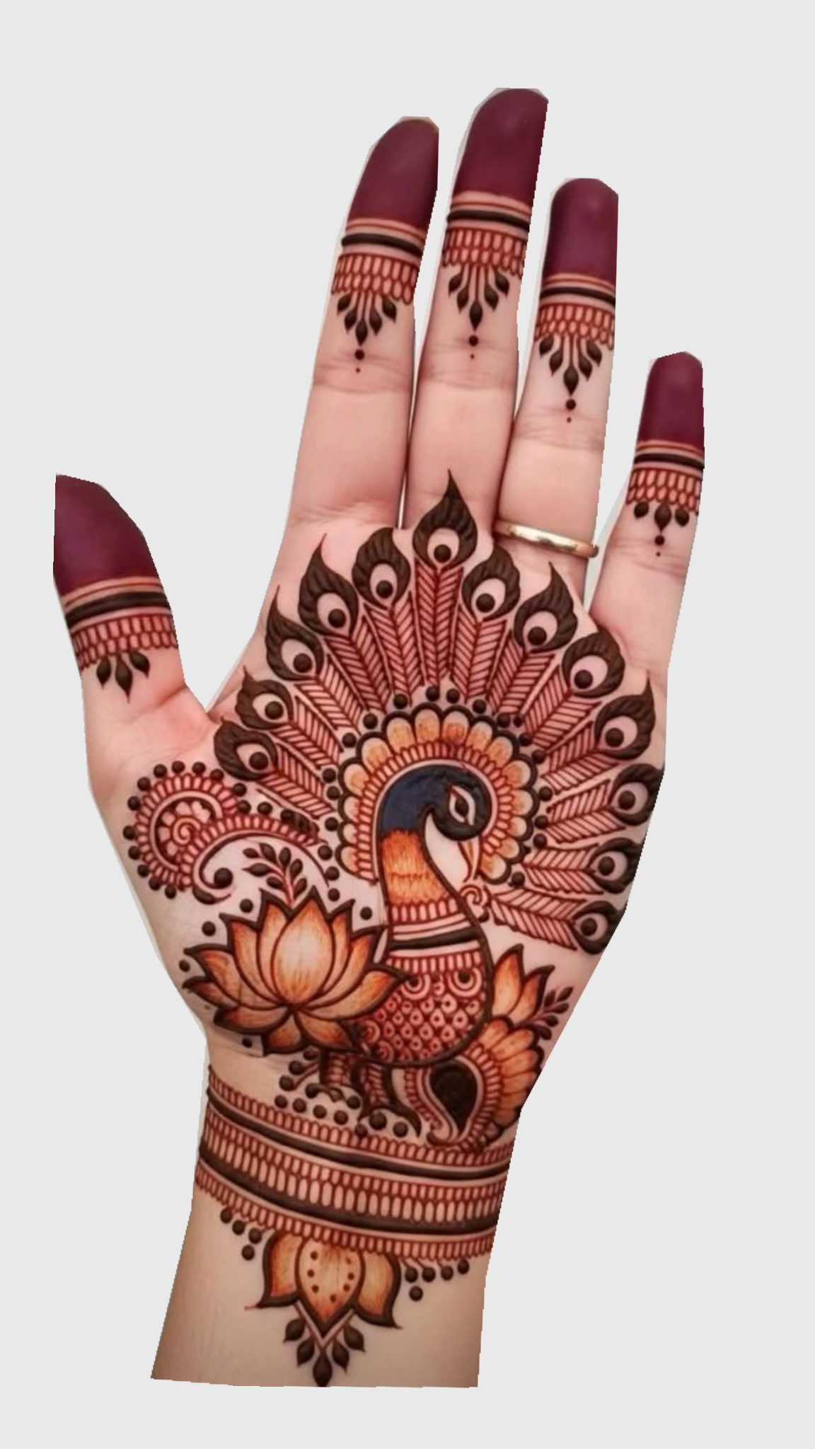 Beautiful Peacock Mehndi 1