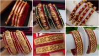 Chure Pola Stylish Gold Bangles
