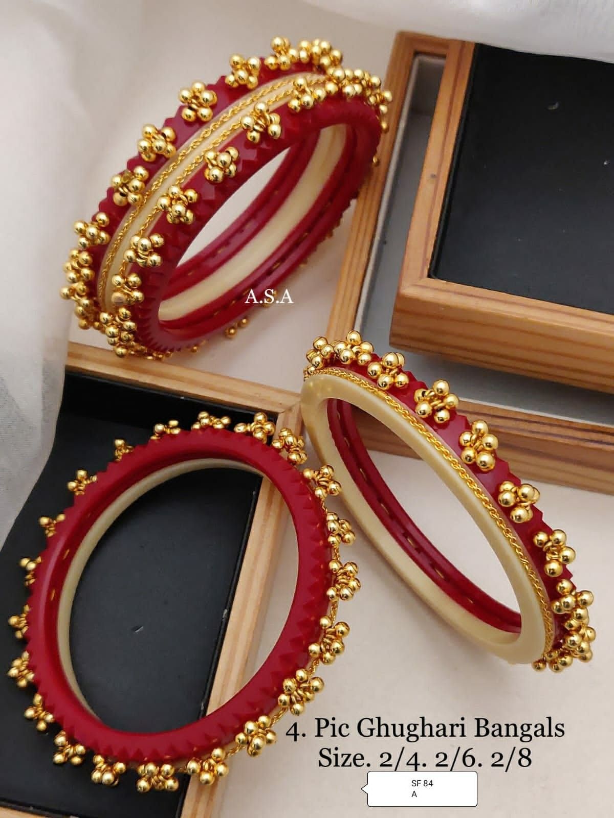 Chure Pola Stylish Gold Bangles 7