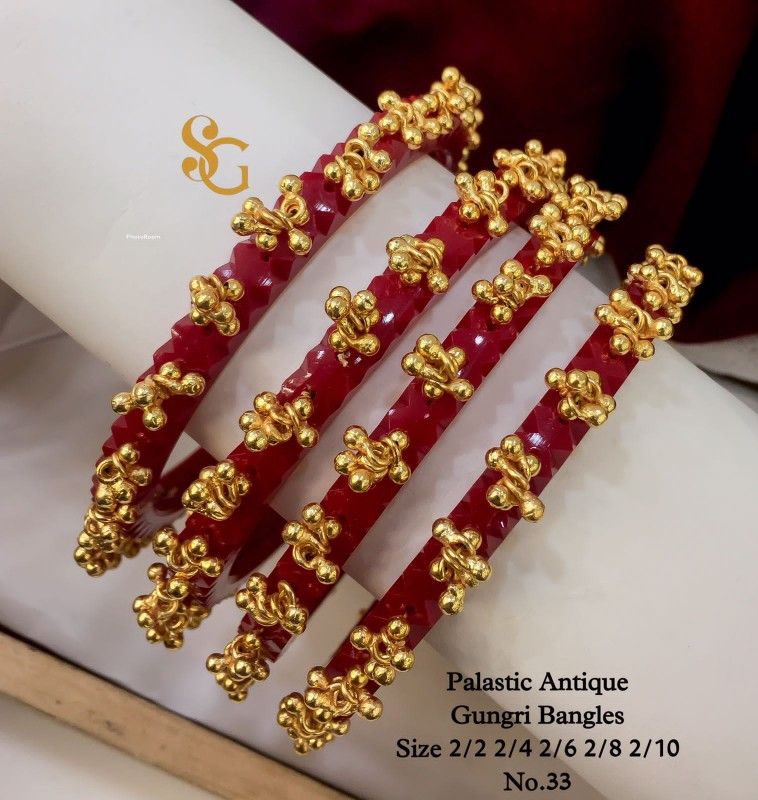 Chure Pola Stylish Gold Bangles 8