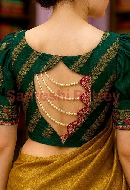 Latest Blouse Designs for Saree – Stylish & Modern Blouse Design Ideas for Women Latest Blouse Designs for Saree 4 e1774028156460