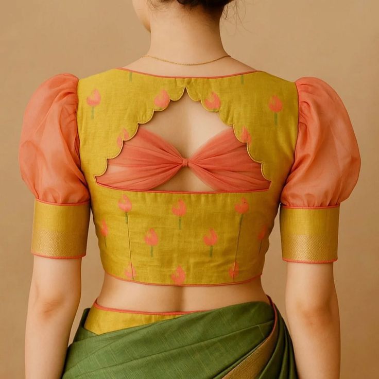 Latest Blouse Designs for Saree – Stylish & Modern Blouse Design Ideas for Women Latest Blouse Designs for Saree 5