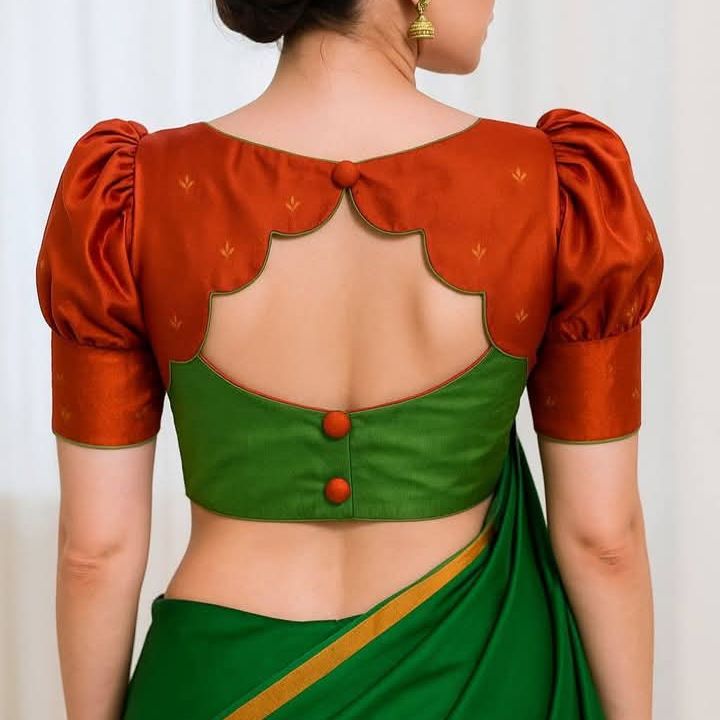 Latest Blouse Designs for Saree – Stylish & Modern Blouse Design Ideas for Women Latest Blouse Designs for Saree 7