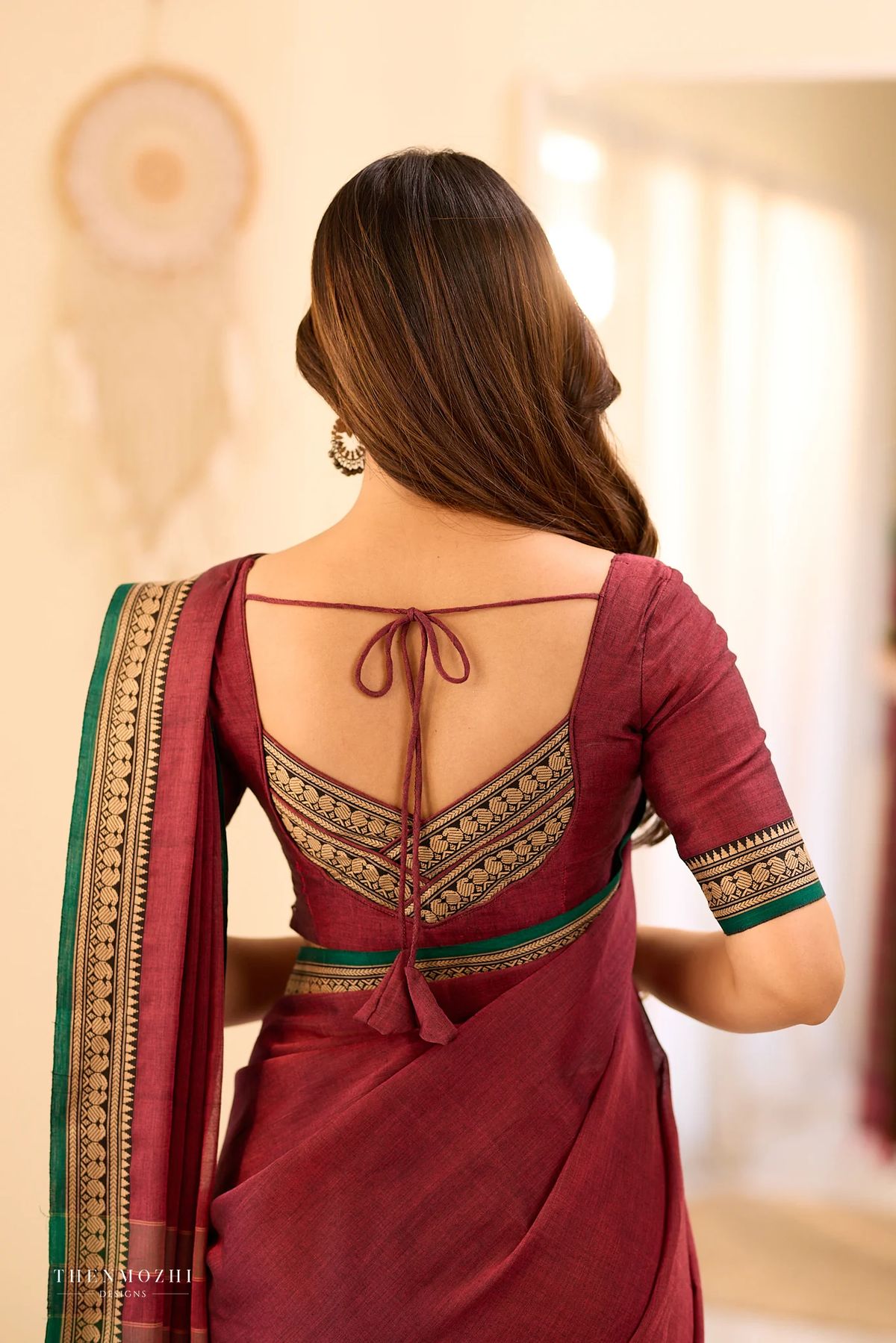 Stylish Blouse Back Designs 6