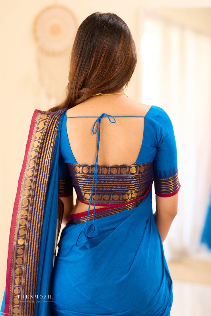 Stylish Blouse Back Designs 7