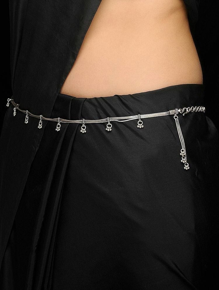 Black Metal Hip Chain 11