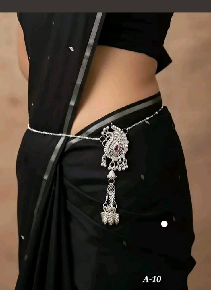 Black Metal Hip Chain 14