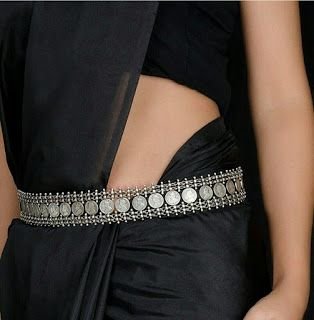 Black Metal Hip Chain 3