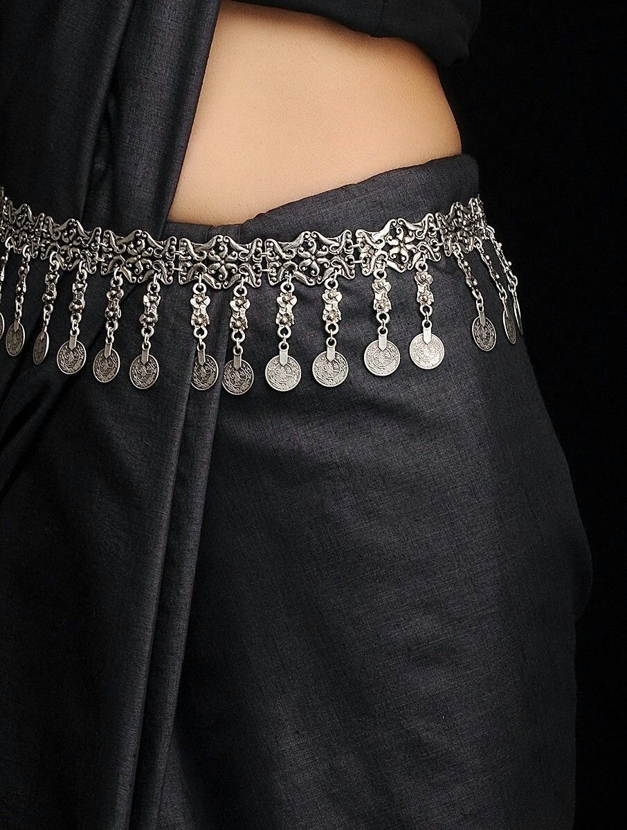 Black Metal Hip Chain 4