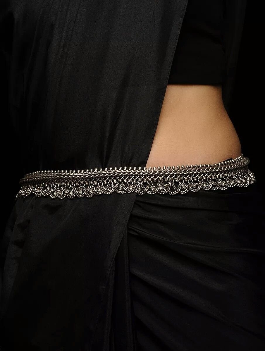 Black Metal Hip Chain 9