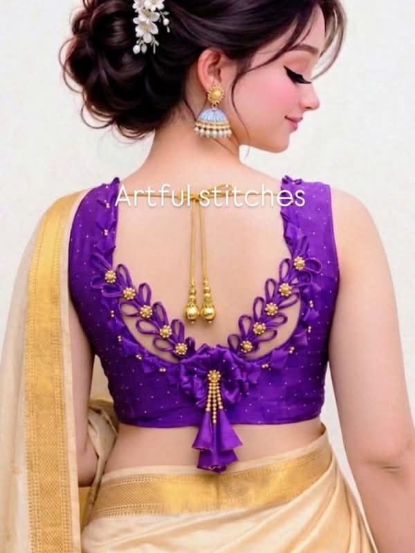 Designer Blouse Styles 5