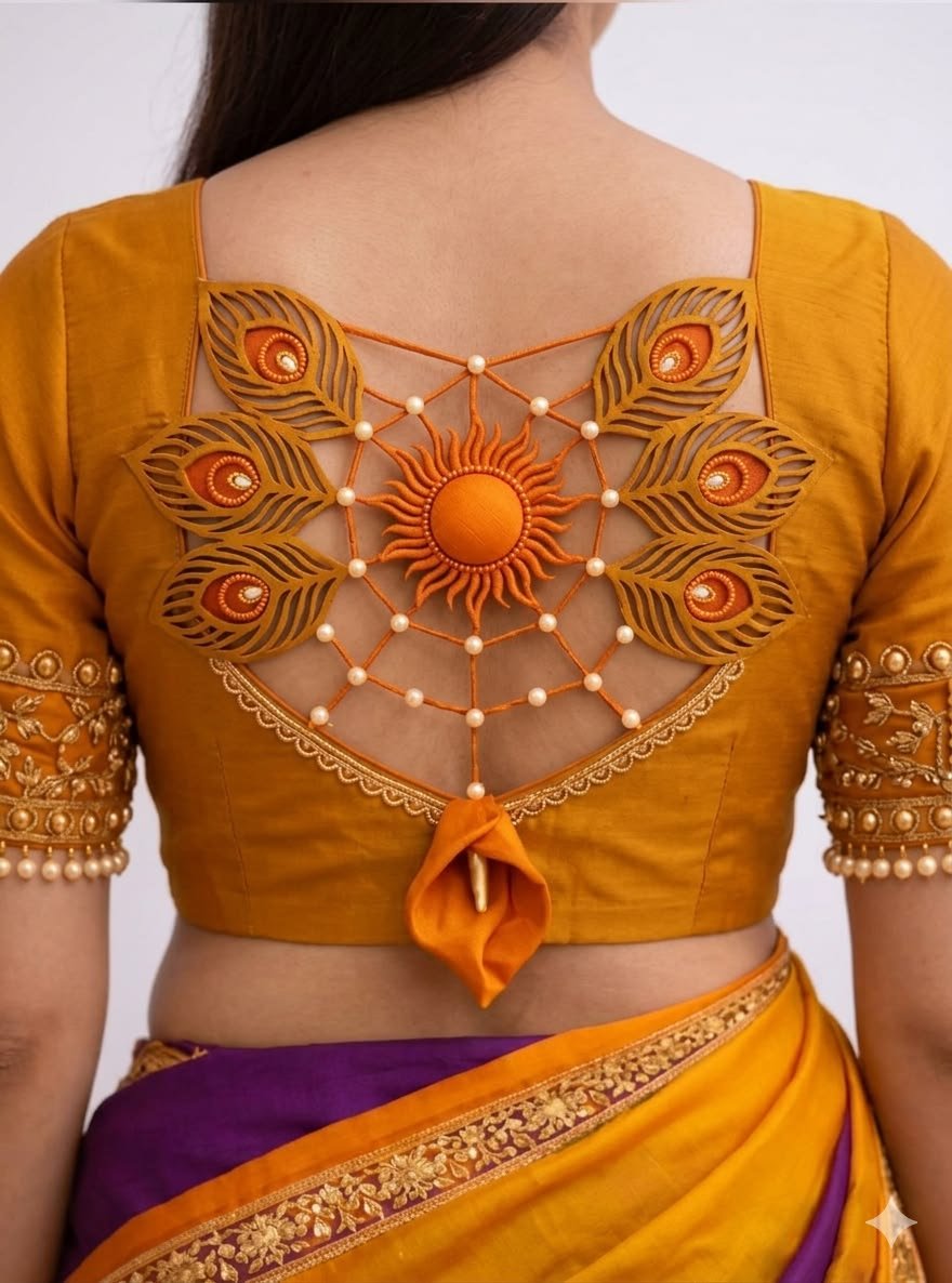 Designer Blouse Styles 6